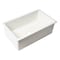 Alfi Brand White 30 inch x 18 inch Fireclay Undermount / Drop In Fireclay Kitchen Sink ABF3018UD-W - alternate 6